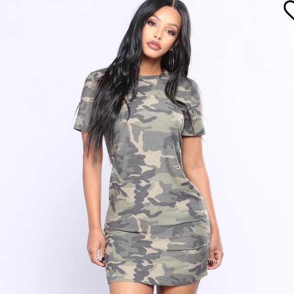 Fashion Nova Tops - NWOT fashion nova young cadet camouflage tunic